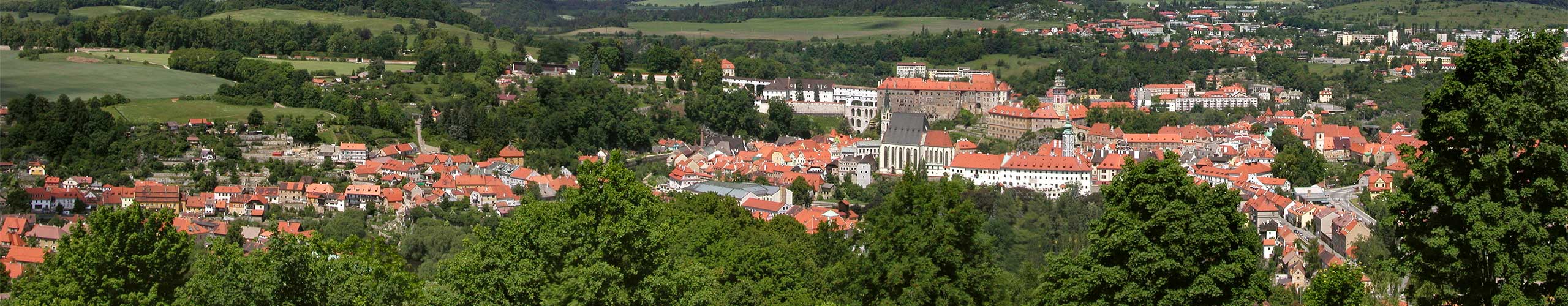 Český Krumlov, panorama